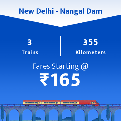 New Delhi To Nangal Dam Trains